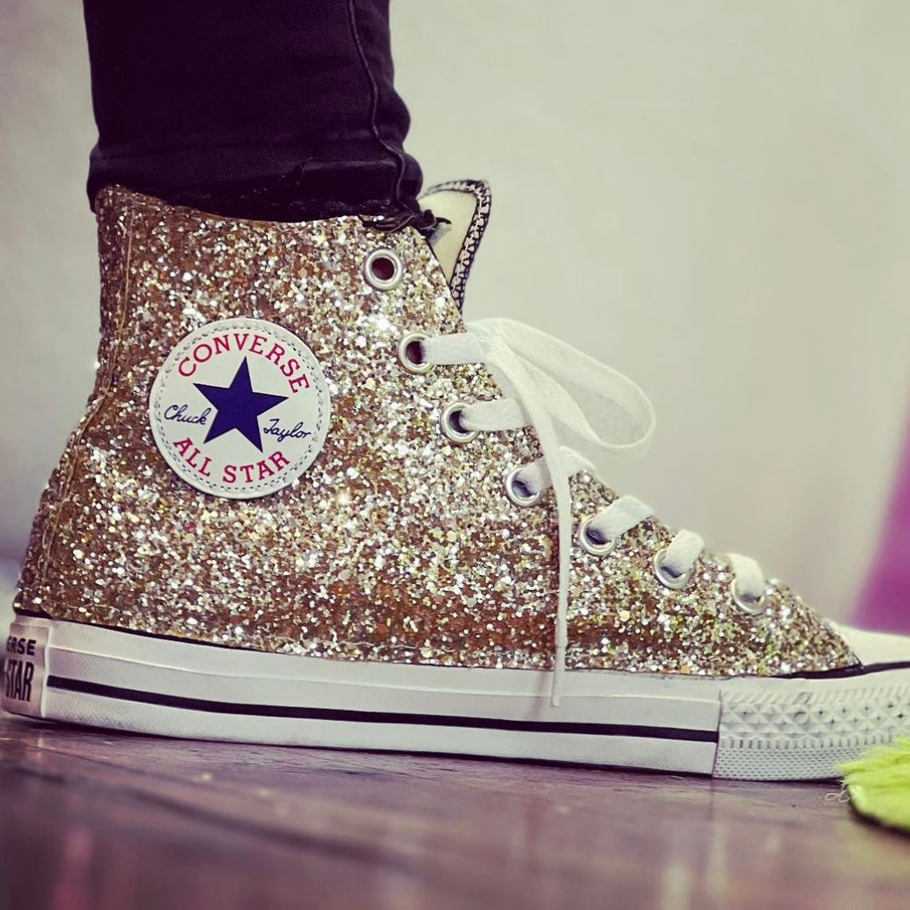 All star platform oro fashion