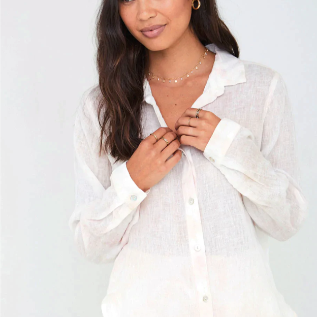 Bella Dahl Long Sleeve Button Down Shirt Elementbytalia